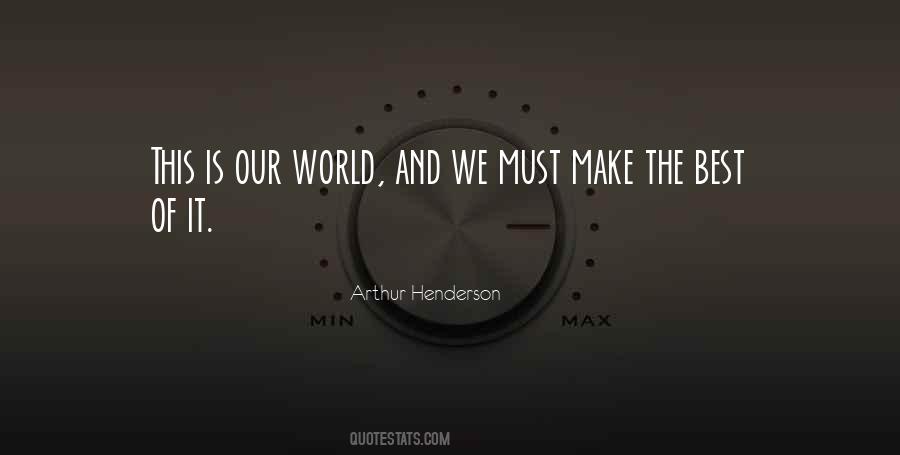 Arthur Henderson Quotes #532682