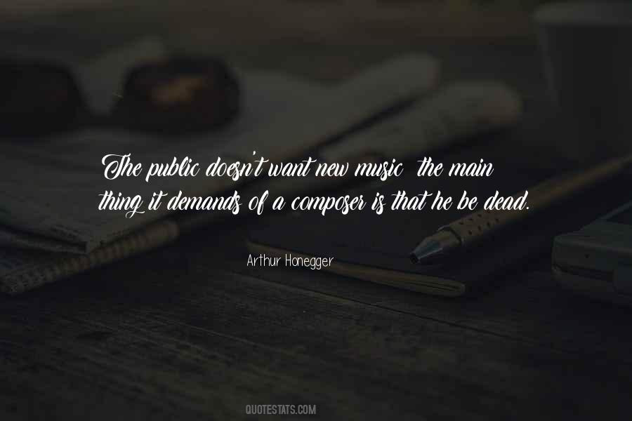 Arthur Honegger Quotes #470862