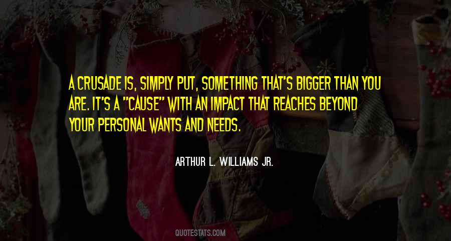 Arthur L. Williams Jr. Quotes #273936