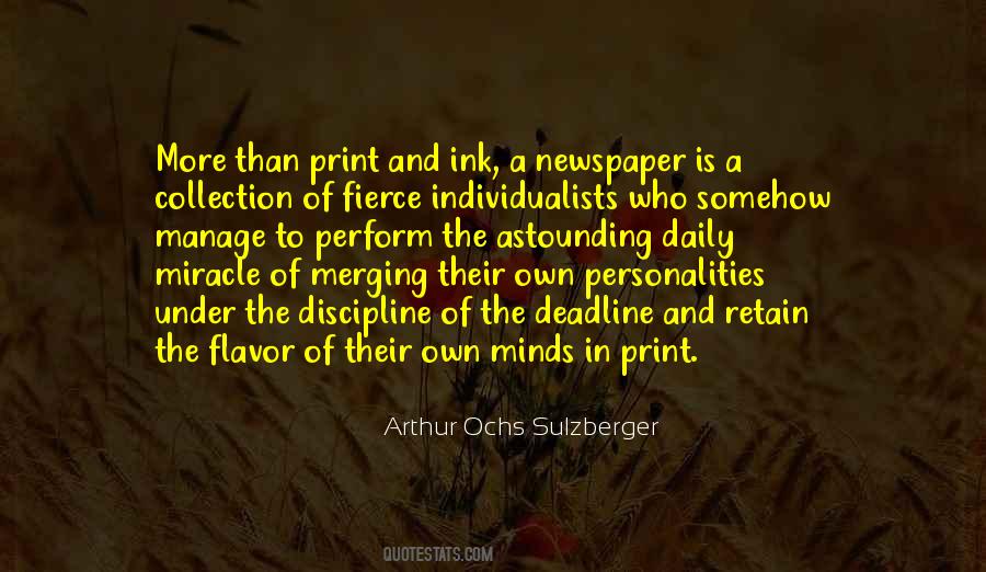 Arthur Ochs Sulzberger Quotes #574957