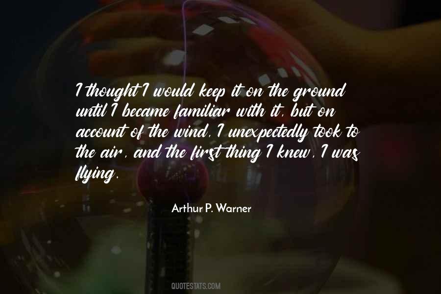 Arthur P. Warner Quotes #225912