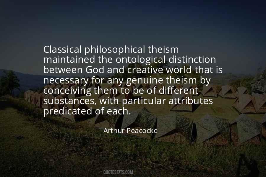 Arthur Peacocke Quotes #1169877