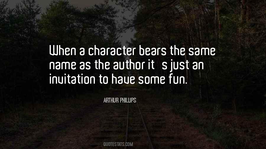 Arthur Phillips Quotes #983834