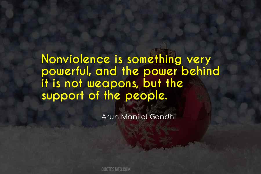 Arun Manilal Gandhi Quotes #1497579