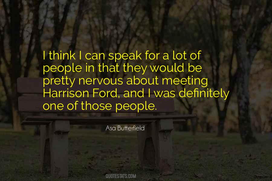 Asa Butterfield Quotes #406945