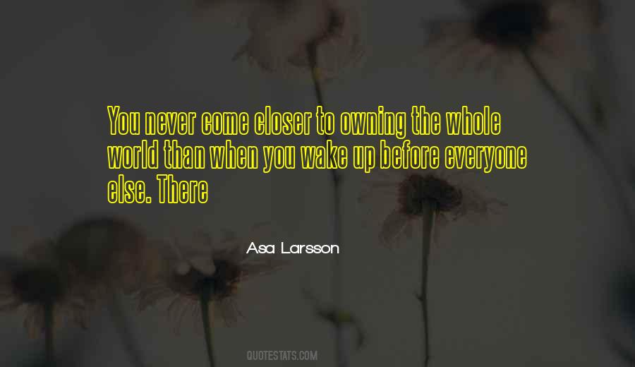 Asa Larsson Quotes #1058919