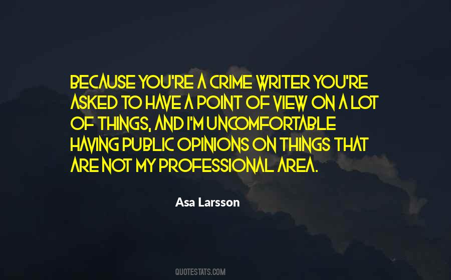 Asa Larsson Quotes #1121125