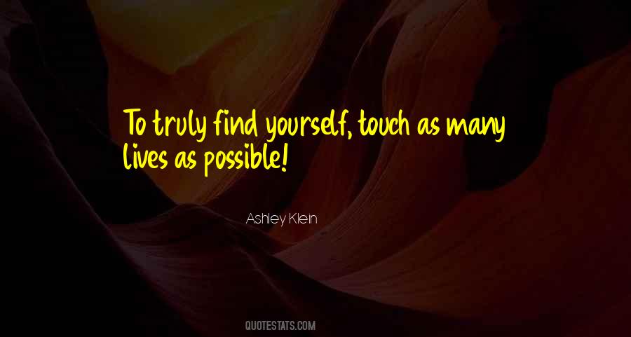 Ashley Klein Quotes #1520752