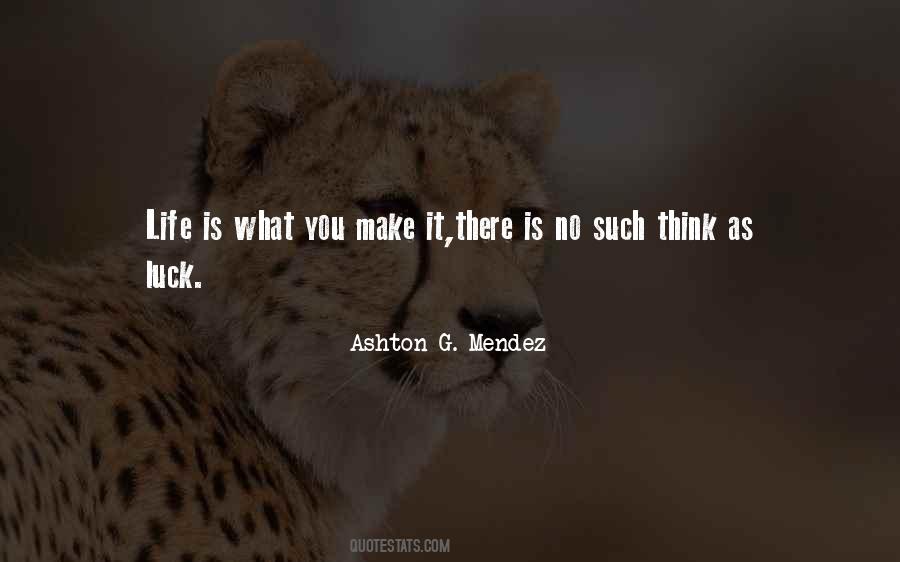 Ashton G. Mendez Quotes #1269819