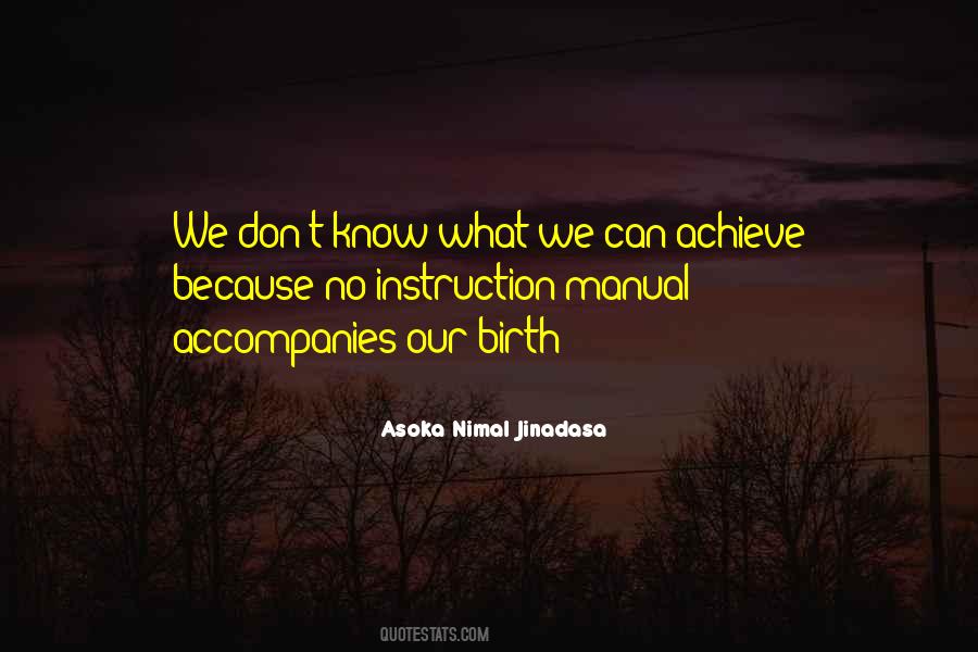 Asoka Nimal Jinadasa Quotes #1480534