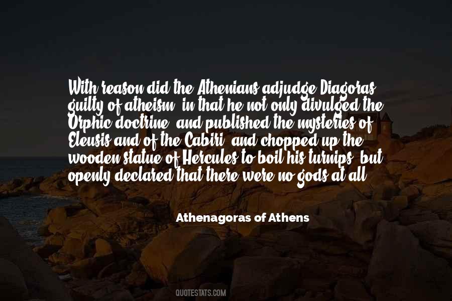 Athenagoras Of Athens Quotes #1009778
