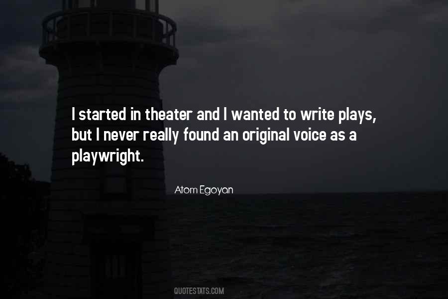 Atom Egoyan Quotes #1710285