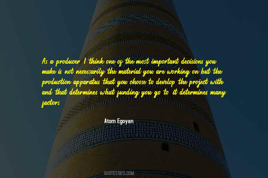 Atom Egoyan Quotes #238072