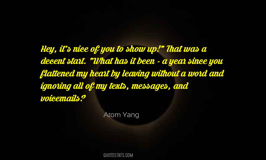 Atom Yang Quotes #1675359