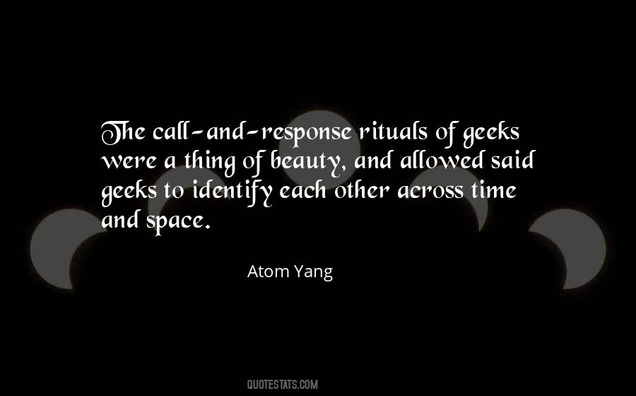 Atom Yang Quotes #508508