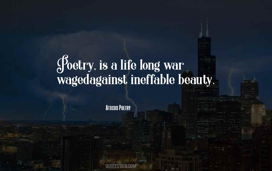 Atticus Poetry Quotes #1216703
