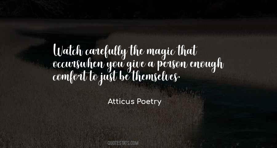 Atticus Poetry Quotes #375467