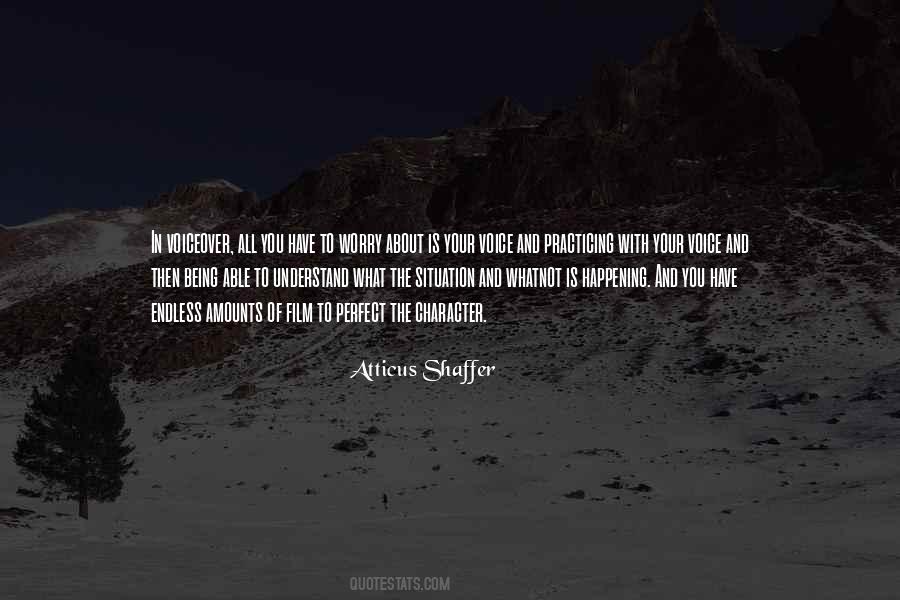 Atticus Shaffer Quotes #1660043