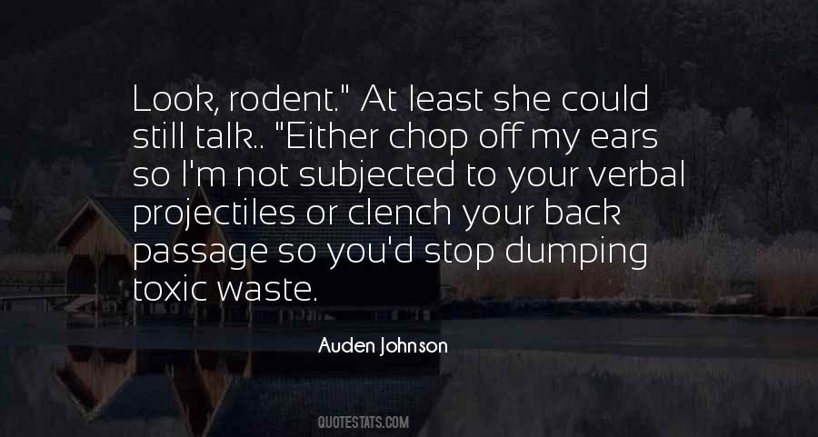 Auden Johnson Quotes #724041