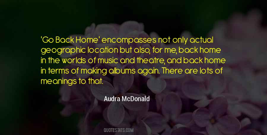 Audra McDonald Quotes #1418070