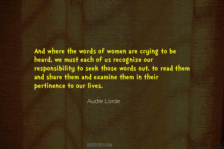 Audre Lorde Quotes #258275