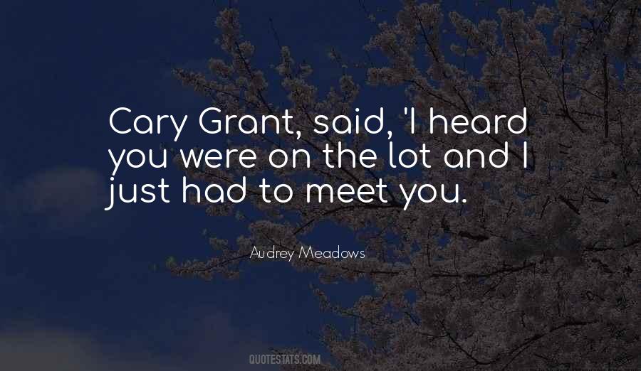 Audrey Meadows Quotes #1763424