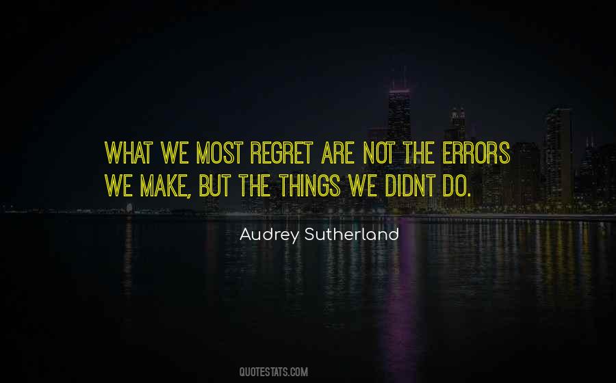 Audrey Sutherland Quotes #398633