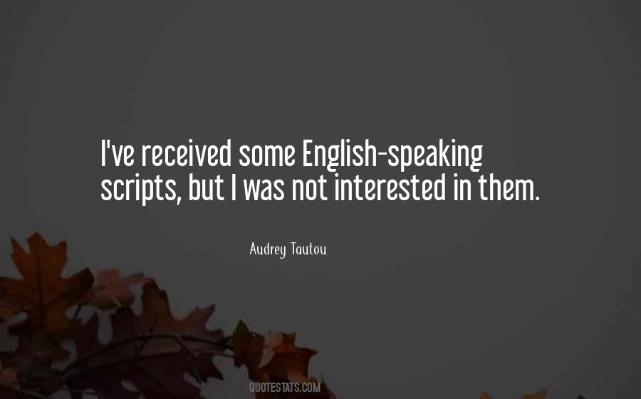 Audrey Tautou Quotes #833551