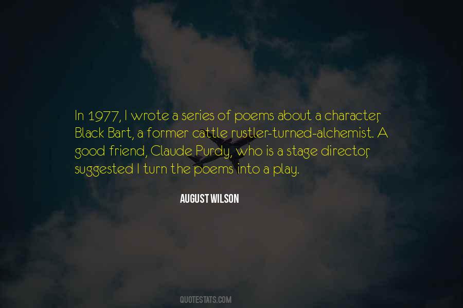 August Wilson Quotes #1013534