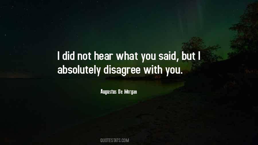 Augustus De Morgan Quotes #2294