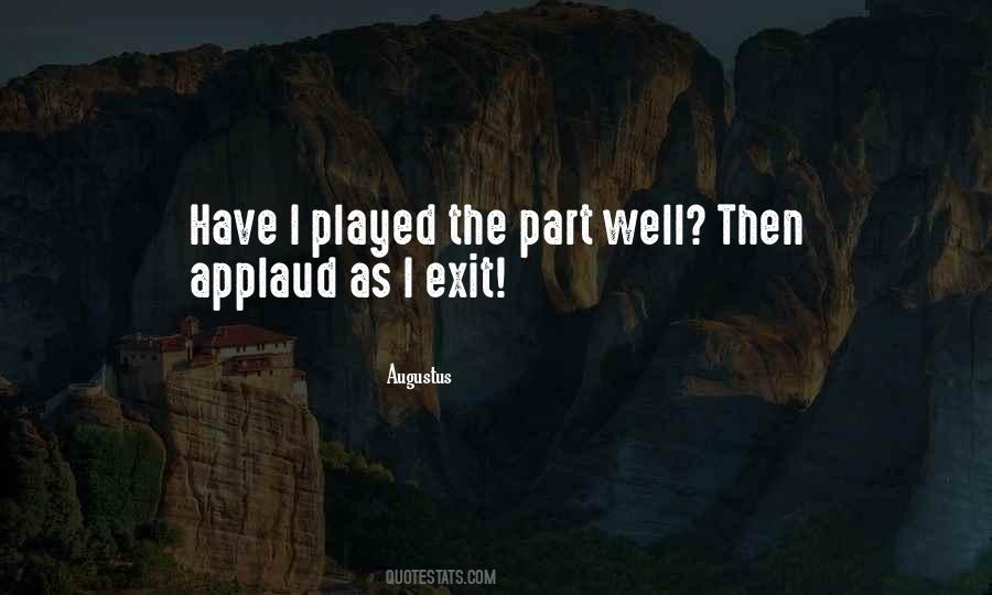 Augustus Quotes #1700872