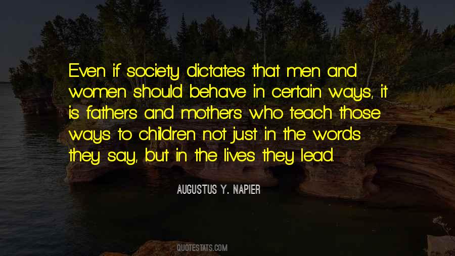 Augustus Y. Napier Quotes #336586