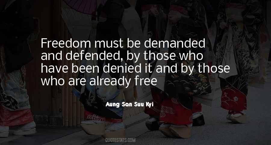 Aung San Suu Kyi Quotes #378925