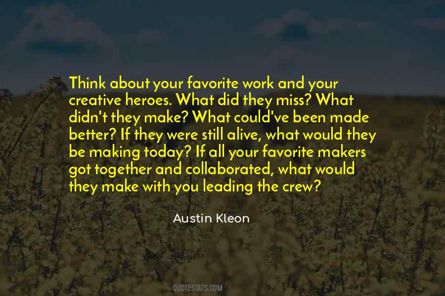 Austin Kleon Quotes #1055359