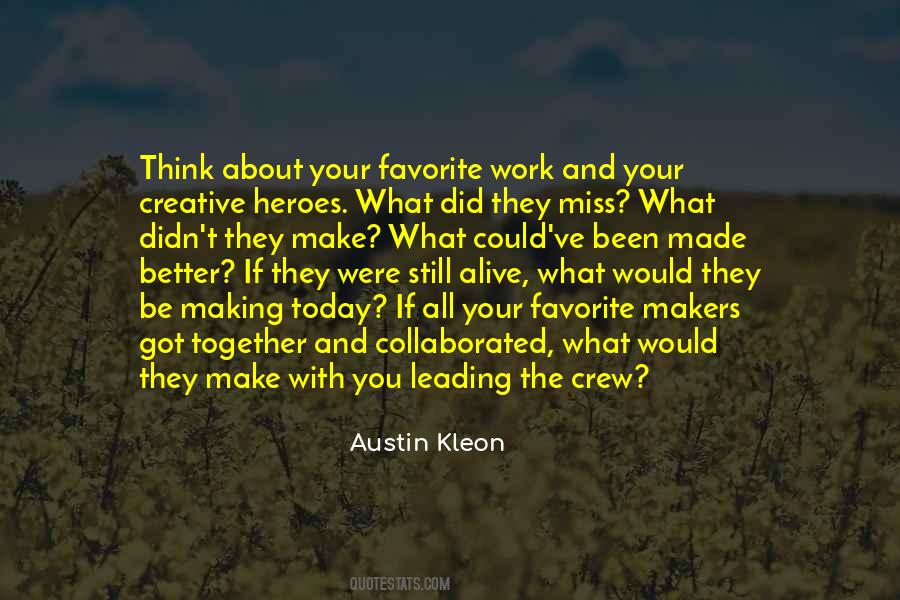 Austin Kleon Quotes #1055359