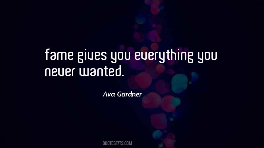 Ava Gardner Quotes #1335421