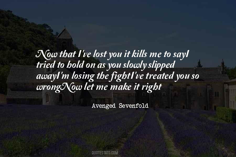 Avenged Sevenfold Quotes #119167