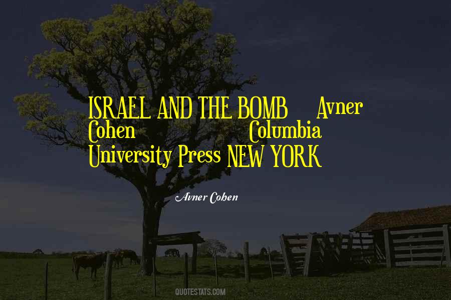 Avner Cohen Quotes #578547