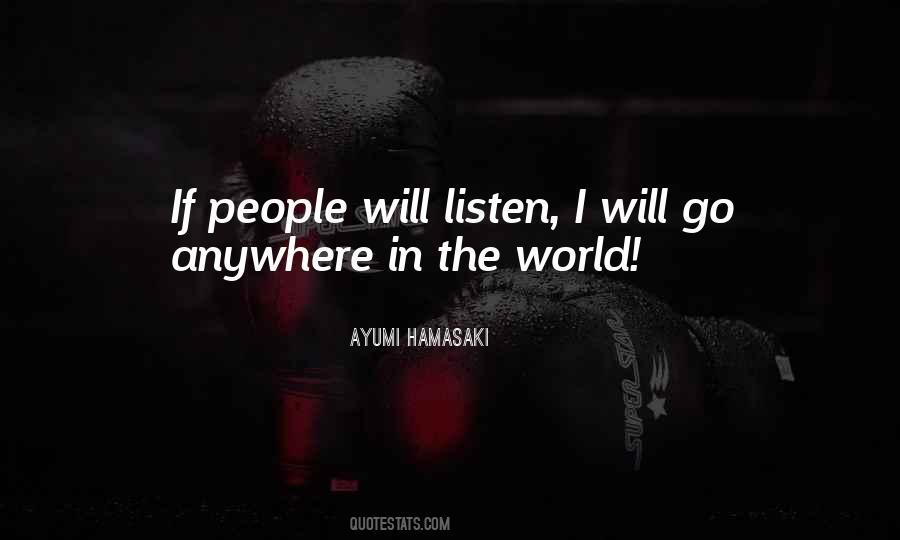 Ayumi Hamasaki Quotes #574799