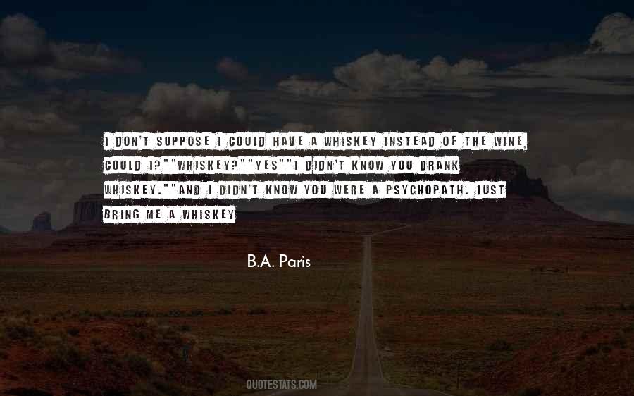 B.A. Paris Quotes #1246090