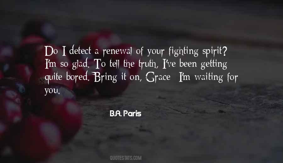 B.A. Paris Quotes #1274624