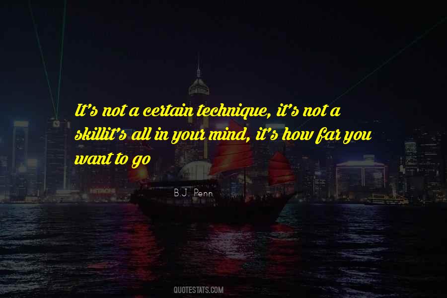 B.J. Penn Quotes #286221