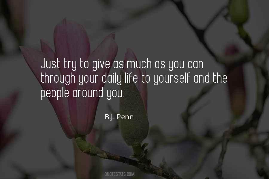 B.J. Penn Quotes #643776
