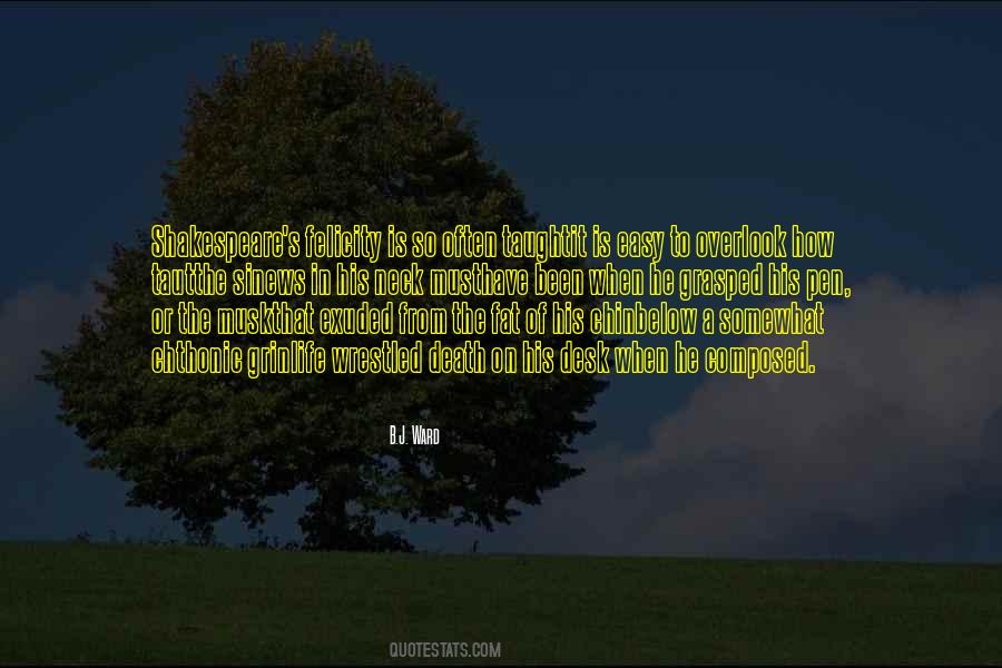 B.J. Ward Quotes #1529598