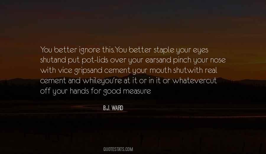 B.J. Ward Quotes #230721