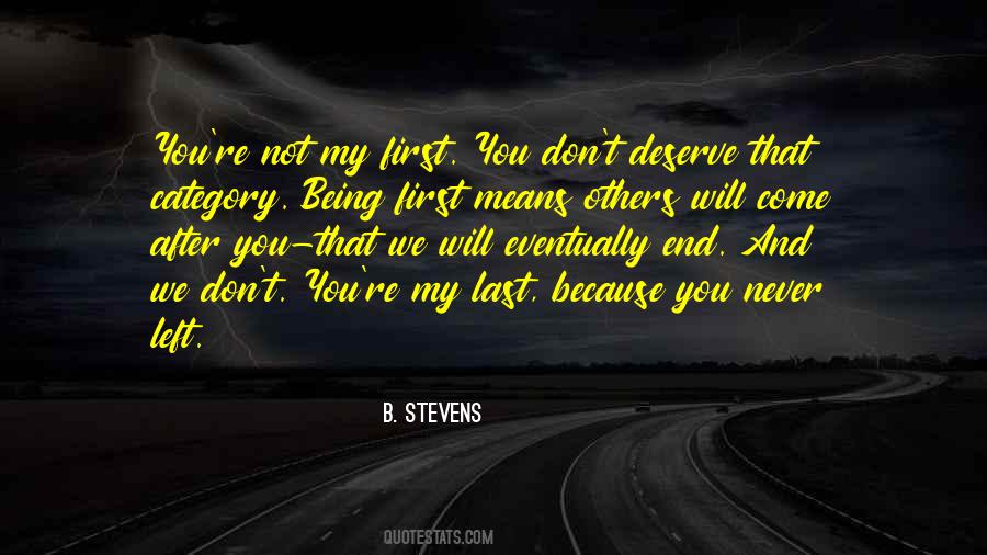 B. Stevens Quotes #1878614 B. Stevens Quotes #1878614