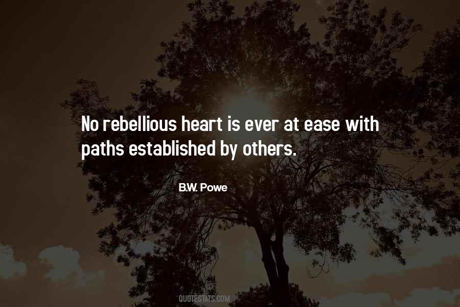 B.W. Powe Quotes #609463