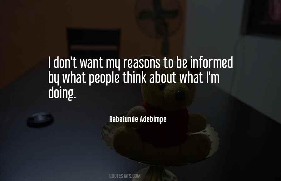 Babatunde Adebimpe Quotes #1624937