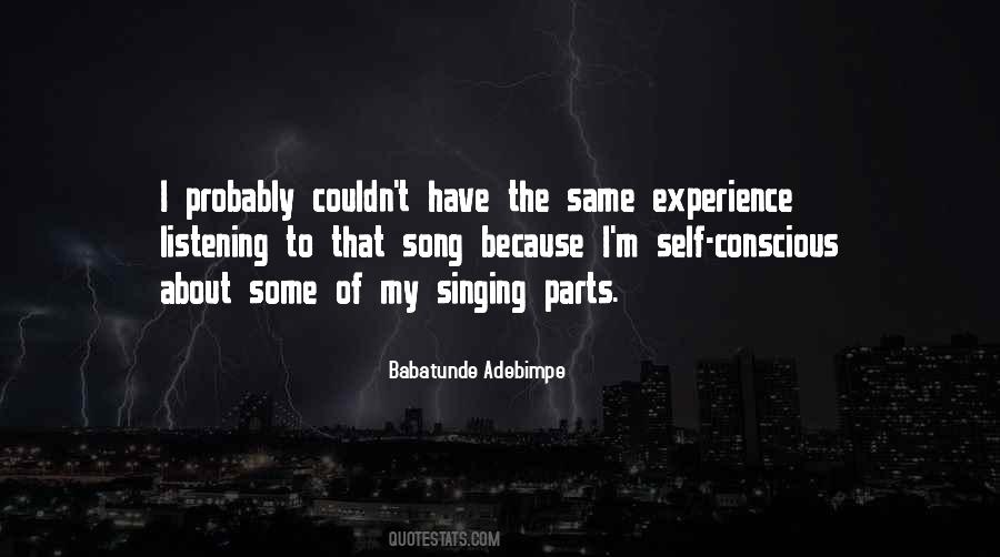 Babatunde Adebimpe Quotes #478729