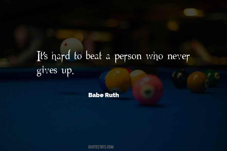 Babe Ruth Quotes #46707